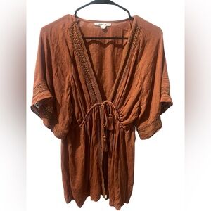 O'Neill Wilder Swim Cover Up Rust